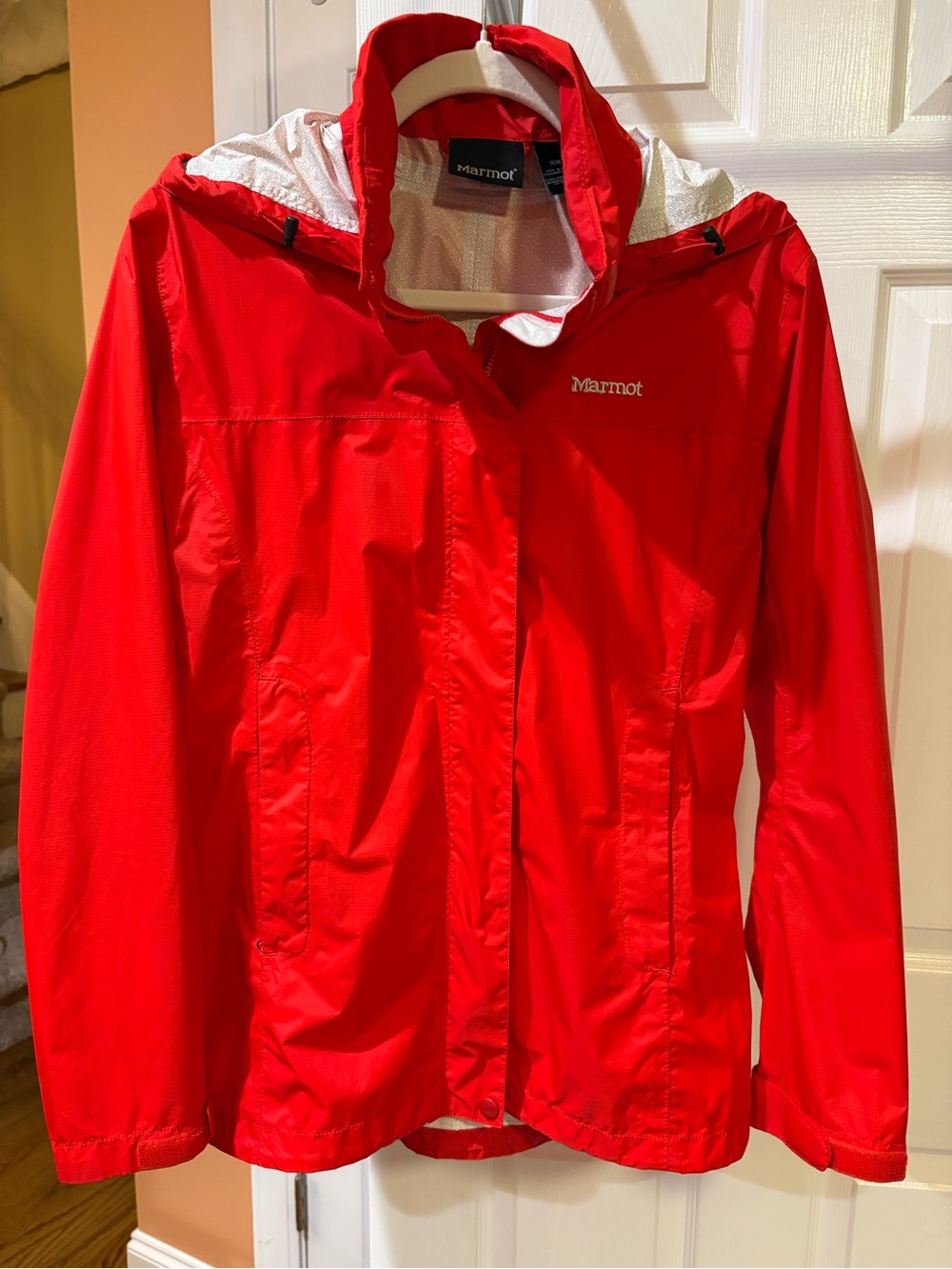 Marmot Women's Bright Red Waterproof Lightweight Jacket